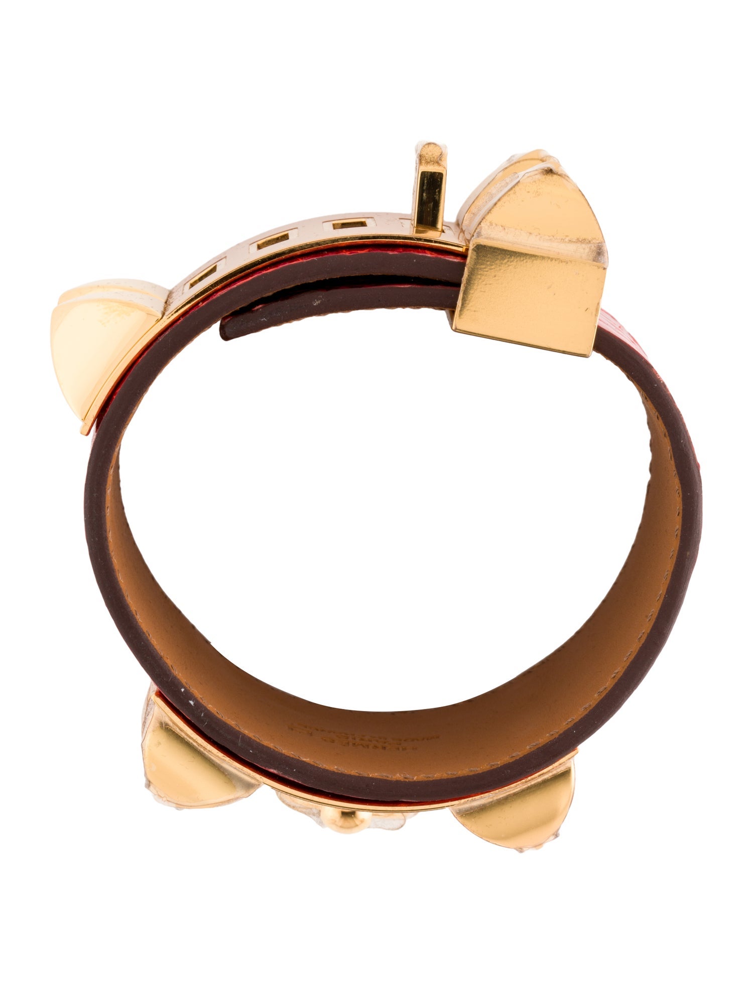 Hermès Alligator Leather Collier De Chien Wrap Bracelet